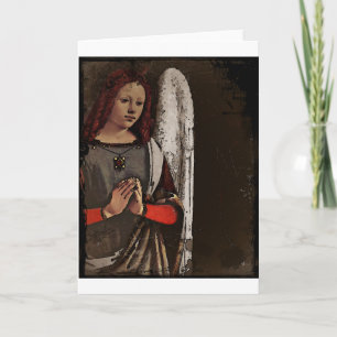 Cartes Pour Fêtes Annuelles Gracieux Angel Mains pliées