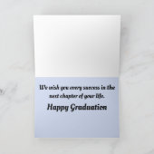 Cartes Pour Fêtes Annuelles Graduation Fière de vous Peacock Graduate (Intérieur)