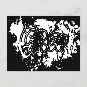 Cartes Pour Fêtes Annuelles Graffiti Creep