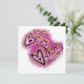 Cartes Pour Fêtes Annuelles Graffiti de la Saint-Valentin (Debout devant)