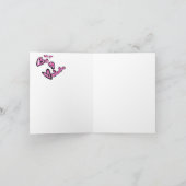 Cartes Pour Fêtes Annuelles Graffiti de la Saint-Valentin (Intérieur)