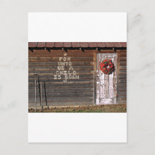 Cartes Pour Fêtes Annuelles Graffiti de Rustic Christmas