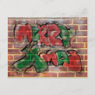 Cartes Pour Fêtes Annuelles Graffiti Xmas