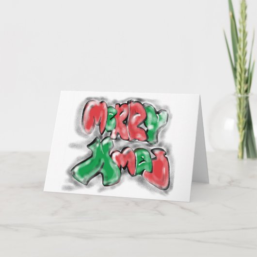 Cartes Pour Fêtes Annuelles Graffiti xmas (Devant)