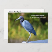 Cartes Pour Fêtes Annuelles Grand feu bleu (Devant / Derrière)