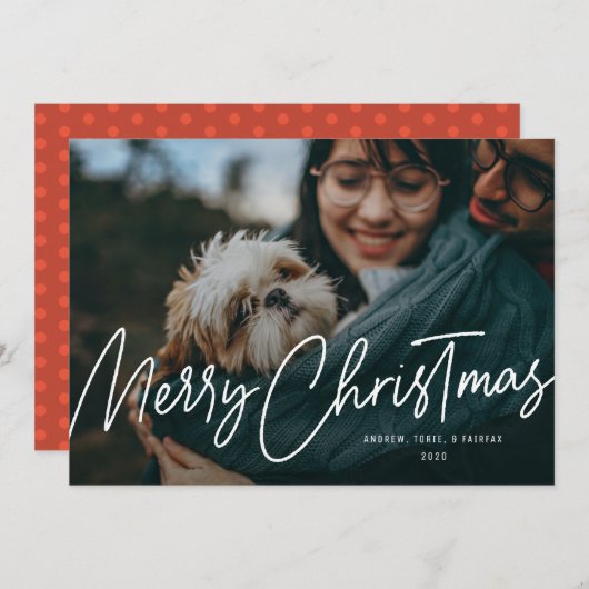 Cartes Pour Fêtes Annuelles Grand Joyeux (Devant / Derrière)