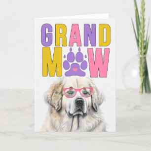 Cartes Pour Fêtes Annuelles Grand-MAW Great Pyrenees CHIEN Drôle Jour des gran