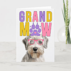 Cartes Pour Fêtes Annuelles Grand-MAW Sealyham Terrier Funny Grand-parents Day