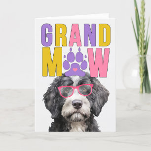 Cartes Pour Fêtes Annuelles Grand-MAW Water Dog Funny Grand-parents Day