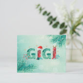 Cartes Pour Fêtes Annuelles Grand-mère de Noël (Debout devant)