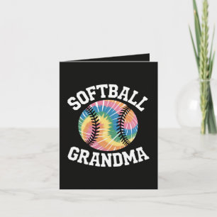 Cartes Pour Fêtes Annuelles Grand-mère de softball