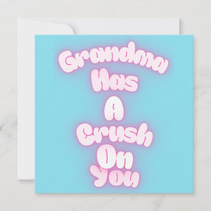 Cartes Pour Fêtes Annuelles Grand-mère est amoureuse de toi