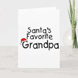 Cartes Pour Fêtes Annuelles Grand-papa de favori de Santa