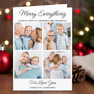 Cartes Pour Fêtes Annuelles Grand-parents 4 Photo Joyeux tout Noël