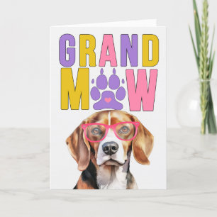Cartes Pour Fêtes Annuelles Grand-parents Grand-Beagle GrandDOG Grand-