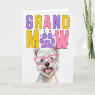 Cartes Pour Fêtes Annuelles Grand-père Grand-père GrandDOG West Highland