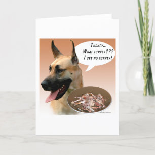 Cartes Pour Fêtes Annuelles Grande Dane Turquie