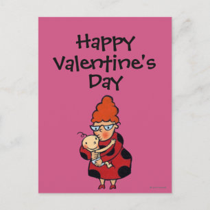 Cartes Pour Fêtes Annuelles Grandes étreintes de bonjour de tante en rouge