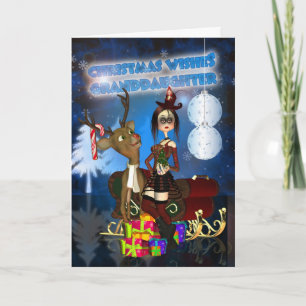 Cartes Pour Fêtes Annuelles Grandgirl Gothic Christmas Card, H.I.P. Et Re