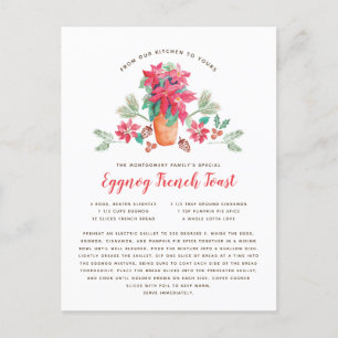 Cartes Pour Fêtes Annuelles Grandma's Favorite Christmas Recipe