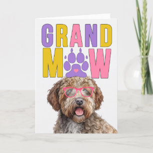 Cartes Pour Fêtes Annuelles GrandMAW Lagotto Romagnolo Funny Grand-parents Day