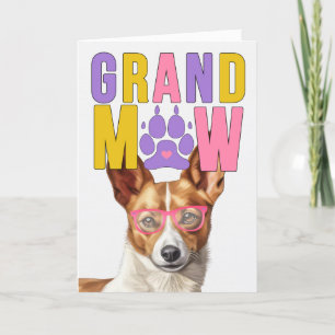 Cartes Pour Fêtes Annuelles GrandMAW Podengo Chien Funny Grand-parents Day