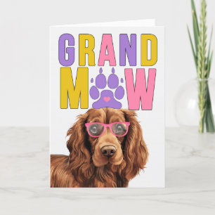 Cartes Pour Fêtes Annuelles GrandMAW Sussex Spaniel Funny Grand-parents Day