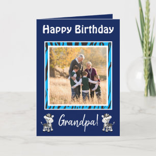 Cartes Pour Fêtes Annuelles Grandpa Anniversaire Safari Thème