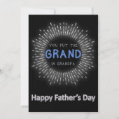 Cartes Pour Fêtes Annuelles Grandpa Fête des pères Appartement de vacances (Devant)