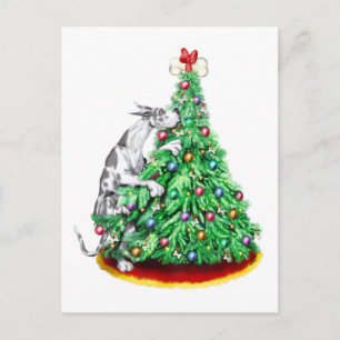Cartes Pour Fêtes Annuelles Grands Dane Noël atteindre les objectifs Harle