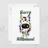 Cartes Pour Fêtes Annuelles Grands feux de Noël Dane (Devant / Derrière)