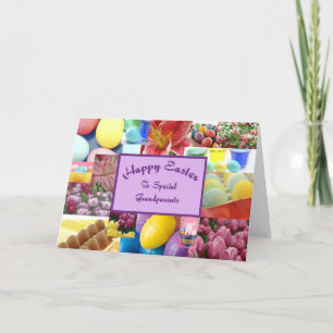 Cartes Pour Fêtes Annuelles Grands-parents heureux de Pâques
