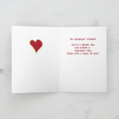 Cartes Pour Fêtes Annuelles Grandson Monkey Valentine (Intérieur)