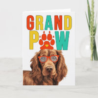 GranPAW Sussex Spaniel Amusant Grand-parents Jour