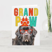 GranPAW Terre-Neuve Chien amusant Fête des grands-