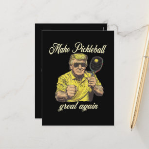 Cartes Pour Fêtes Annuelles Graphiques amusants pour amateurs de Pickleball Pi