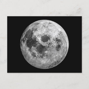 Cartes Pour Fêtes Annuelles Graphisme de pleine lune cool espace astronomie sc