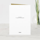 Cartes Pour Fêtes Annuelles Gras Joy Corporate Holiday Card (Dos)