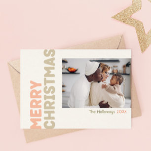 Cartes Pour Fêtes Annuelles Gras Moderne Joyeux Noël Année En Revue 4 Photo