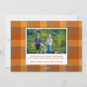 Cartes Pour Fêtes Annuelles Grateful Thanksgiving Photos (Dos)