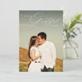 Cartes Pour Fêtes Annuelles Gratuit Calligraphie de script blanc pleine photo (Debout devant)