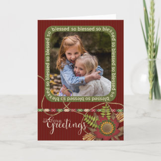 Cartes Pour Fêtes Annuelles Gratuit Greys Effet Scrapbook Thanksgiving