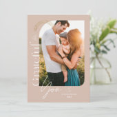 Cartes Pour Fêtes Annuelles Gratuit Pour Vous Arche Géométrique Moderne Une Ph (Debout devant)