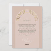 Cartes Pour Fêtes Annuelles Gratuit Pour Vous Arche Géométrique Moderne Une Ph (Dos)