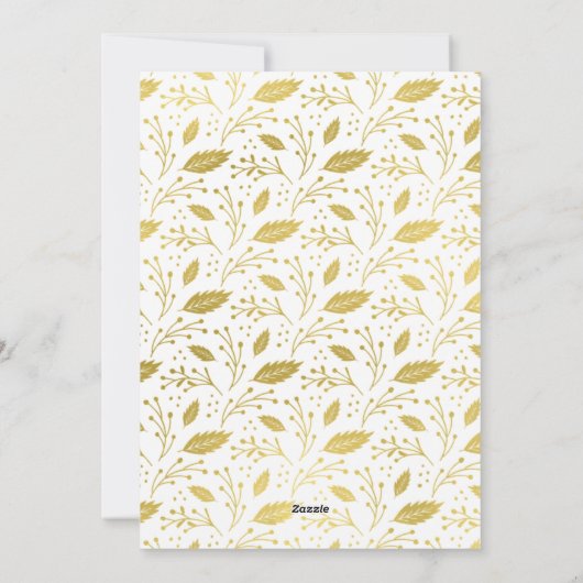 Cartes Pour Fêtes Annuelles Gratuit Rouge Script Calligraphie pleine photo (Dos)