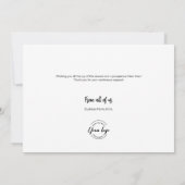 Cartes Pour Fêtes Annuelles Gratuit Script moderne Holly Pine logo d'entrepris (Dos)