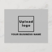 Cartes Pour Fêtes Annuelles Gray | Noël | Business | Petit plat (Dos)