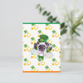Cartes Pour Fêtes Annuelles Great Dane Shamrock St. Patricks Day (Debout devant)