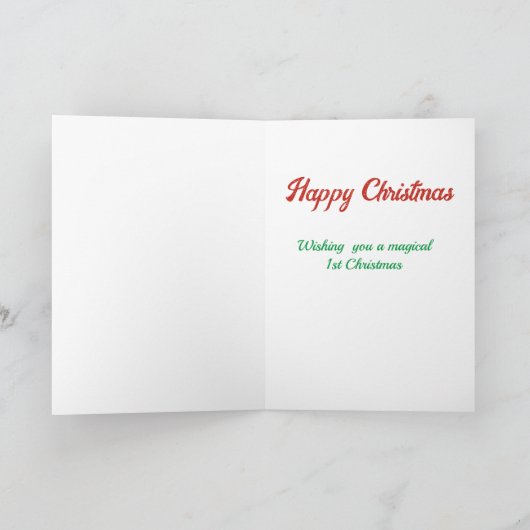 Cartes Pour Fêtes Annuelles Great Nephew 1er dinosaure de Noël (Intérieur)