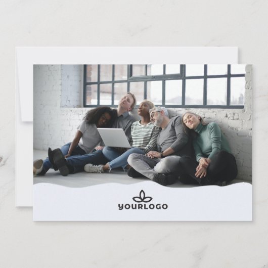 Cartes Pour Fêtes Annuelles Green & Blue Elf Shenanigans Company Noël (Dos)